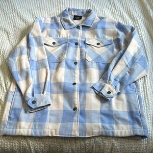 Ladies Plaid outer jacket.